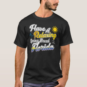 Camiseta Modo Trip de Férias da Flórida de Break