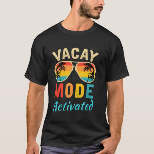 Camiseta Modo Vacante Ativado Vacinação - Cruzeiro de Verão