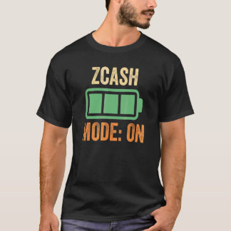 Camiseta Modo Zcash Ativado na Crypto