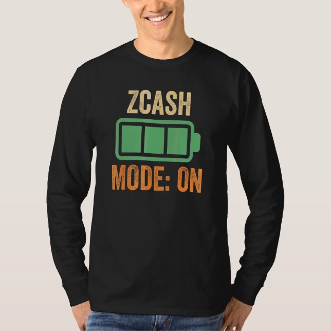 Camiseta Modo Zcash na Crypto (Frente)