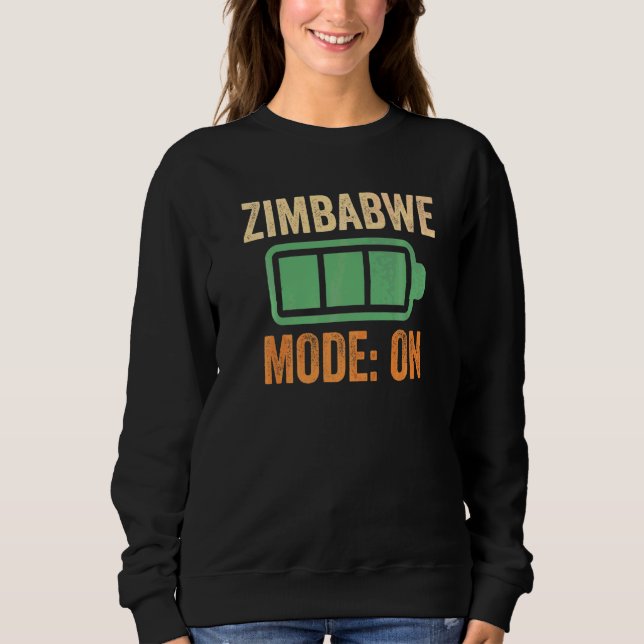 Camiseta Modo Zimbábue Na Bateria (Frente)