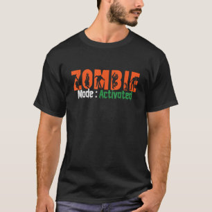 Camiseta Modo Zombie morto Ativar Entusiasta de Ventilador