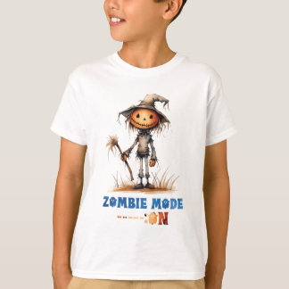 Camiseta Modo Zombie: No Dia das Bruxas