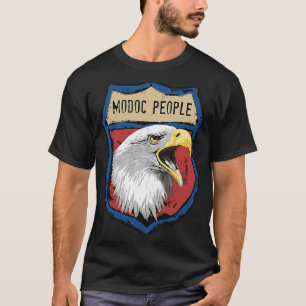 Camiseta Modoc Pessoas American Indian Tribe Eagle Insterst