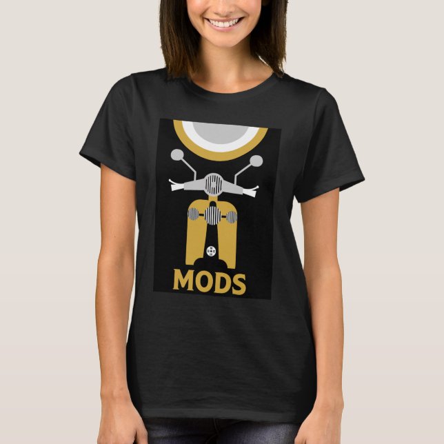 Camiseta Mods - Mods And Rockers - Música Britânica T-Shir (Frente)