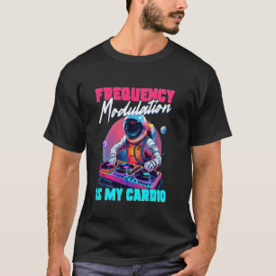 Camiseta Modulação de Frequência de Sintetizador É Meu Card