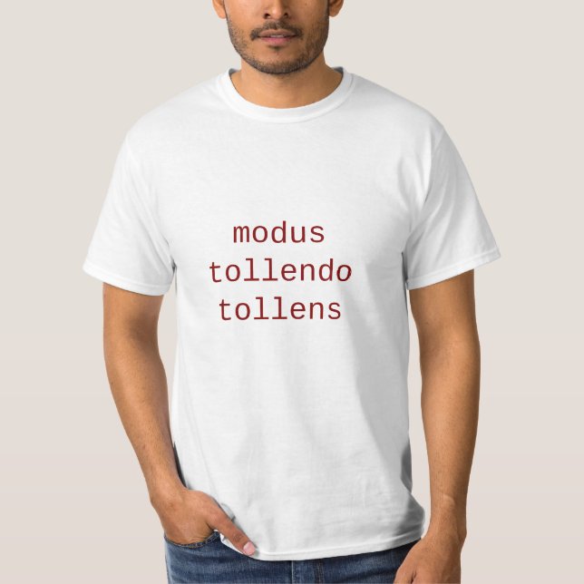 Camiseta Modus Tollendo Tollens (Frente)