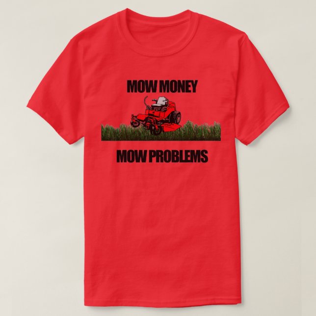 Camiseta Moe Money Problemas de Moa Zero Transformam Cabeça (Frente do Design)