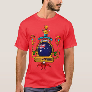Camiseta Moe town Australian Flag Souvenir