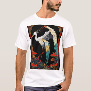 Camiseta Moebius Crane Dragon Pixel Art - Maquenda Style"