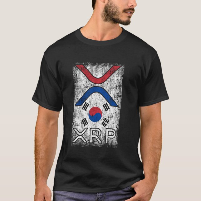 Camiseta Moeda Criptográfica - XRP Cryptocurrency - Sinaliz (Frente)