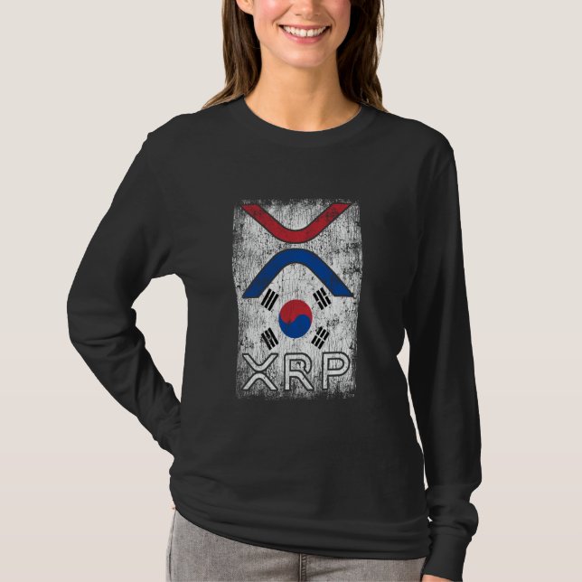 Camiseta Moeda Criptográfica - XRP Cryptocurrency - Sinaliz (Frente)