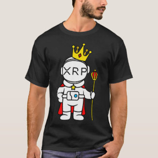 Camiseta Moeda de Criptografia de Moeda XRP para o Astronau
