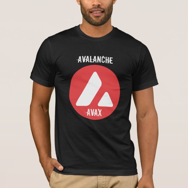 CAMISETA MOEDA DE CRYPTO AVALANCHE AVX (Frente)