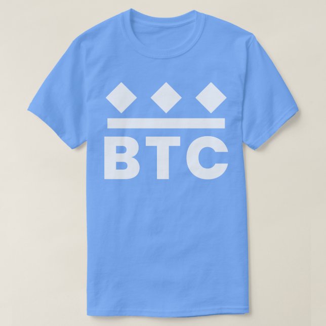 Camiseta Moeda de king BTC (Frente do Design)