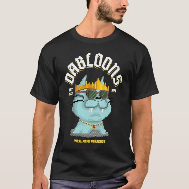 Camiseta Moeda do Memória Viral NFT do Dabloons (Frente)