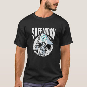 Camiseta Moedas Criptomoeda Cristópica SAFEMOON Para A Lua