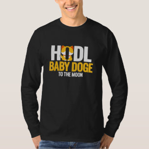Camiseta Moedas De Cães Para Cão Da Lua Cripto Cão Bebê