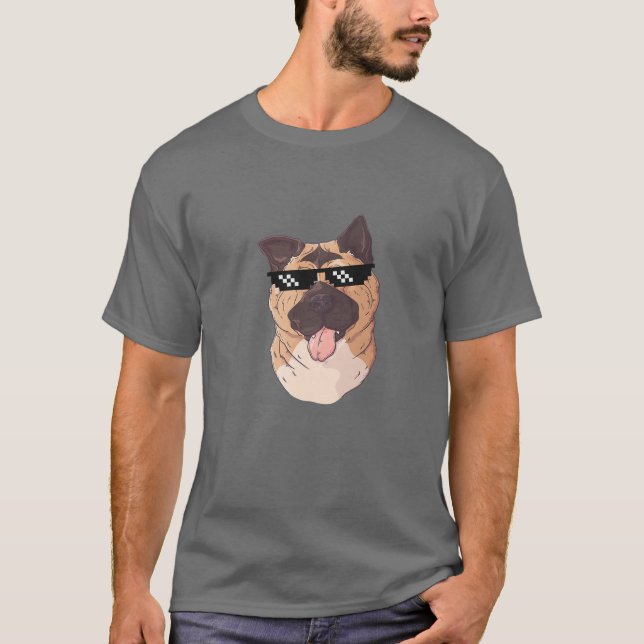 Camiseta Moedas De Crypto Doge Akita Shib Seguem Para A Lua (Frente)