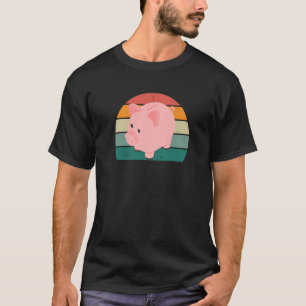 Camiseta Moedas de numerário conta bancária de investimento