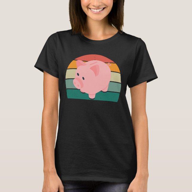Camiseta Moedas de numerário conta bancária de investimento (Frente)