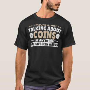 Camiseta Moedas De Recolha De Moedas Para Coletores Numisma