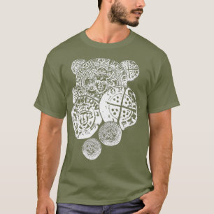 Camiseta Moedas de roupa para colecionador de moedas