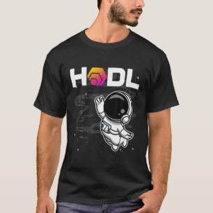 Camiseta Moedas HEX HDL-HDL-Astronautas Para O Token Cripto