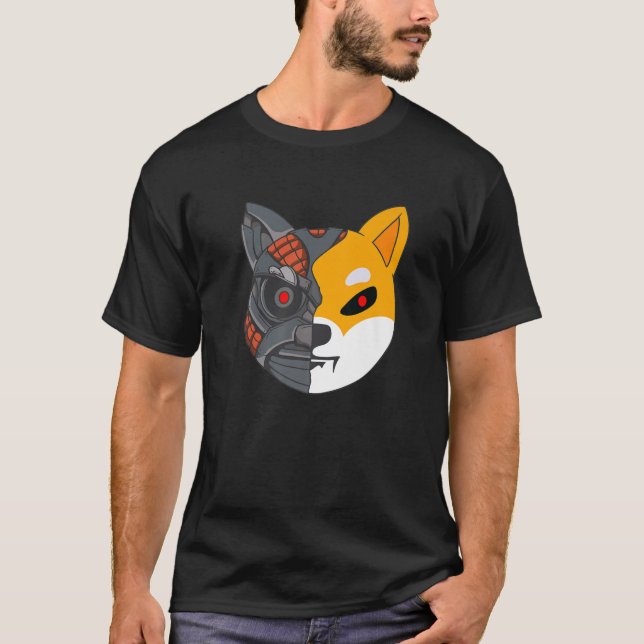 Camiseta Moedas Shiba Inu Na Cripto Confiamos Em Cripto De  (Frente)
