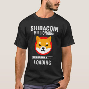 Camiseta Moedas Shiba Shib do Token de Carregamento Milioná