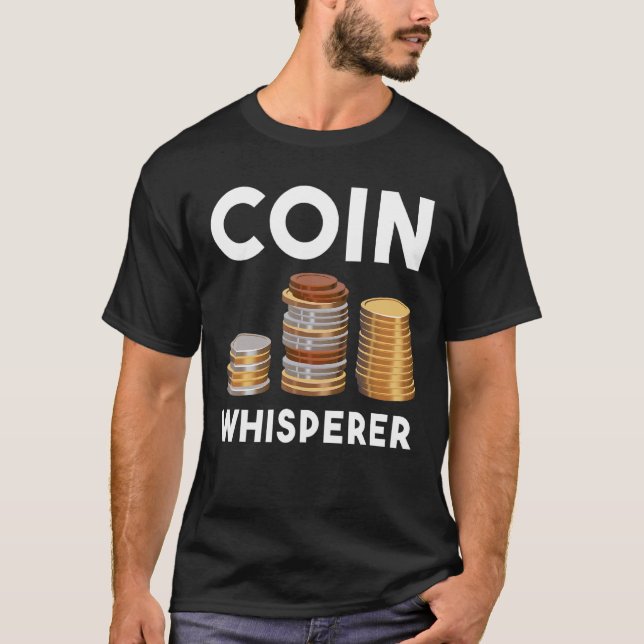 Camiseta Moedas Susceptoras De Moedas Colecionando Numismát (Frente)
