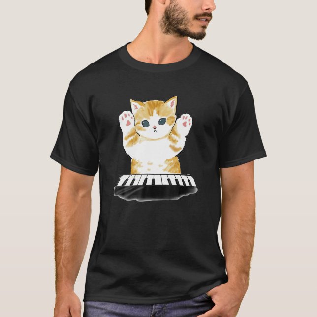 Camiseta Mofu Sand Cat Piano (Frente)