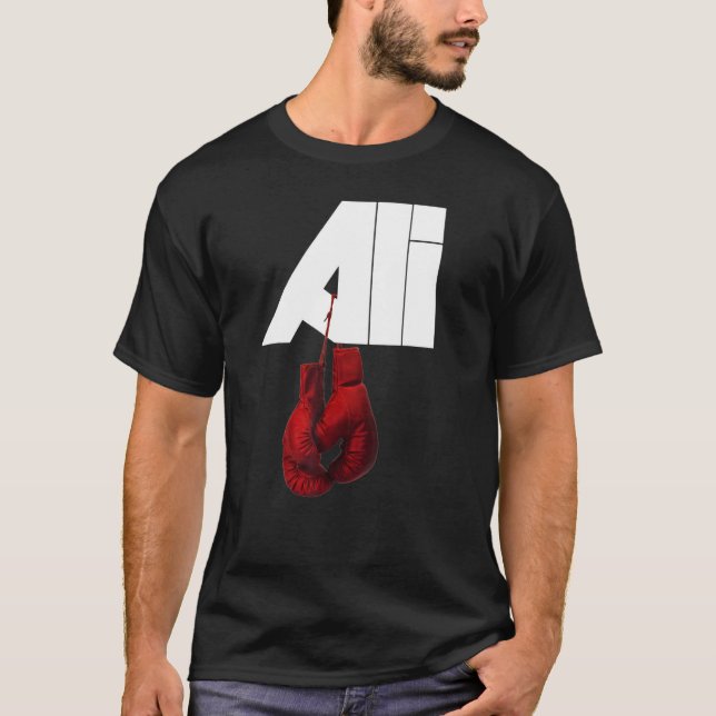 Camiseta MOHAMED ALI Uma nova e distinta caixa de design (Frente)