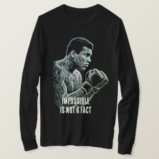 Camiseta Mohammad Ali - Coloque seu texto 