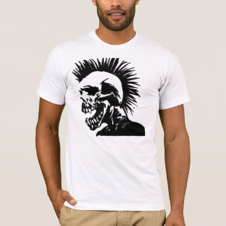 Camiseta mohawk de esqueleto