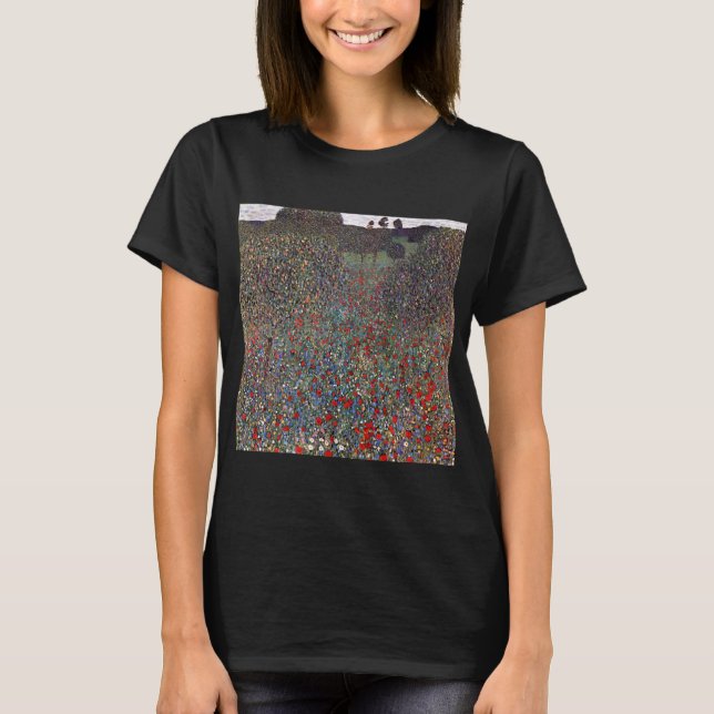 Camiseta Mohnfeld, Gustav Klimt (Frente)