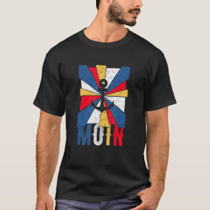 Camiseta Moim com Anchor Motif, Mar do Norte, Mar do Norte,