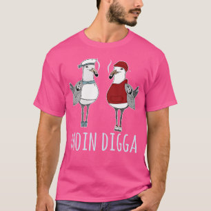 Camiseta Moin Digga Gaivota Âncora Mar do Norte Mar Báltico