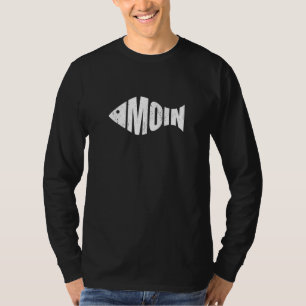 Camiseta Moin Greeting German Norddeutsch Fish Hamburg Frie