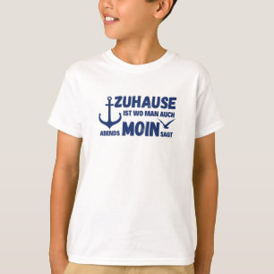 Camiseta Moin Home Mar do Norte Norte leve Mar de Seagull