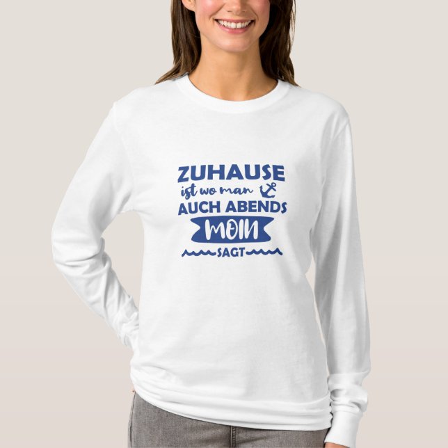 Camiseta Moin Home North German Anchor Mar Báltico (Frente)