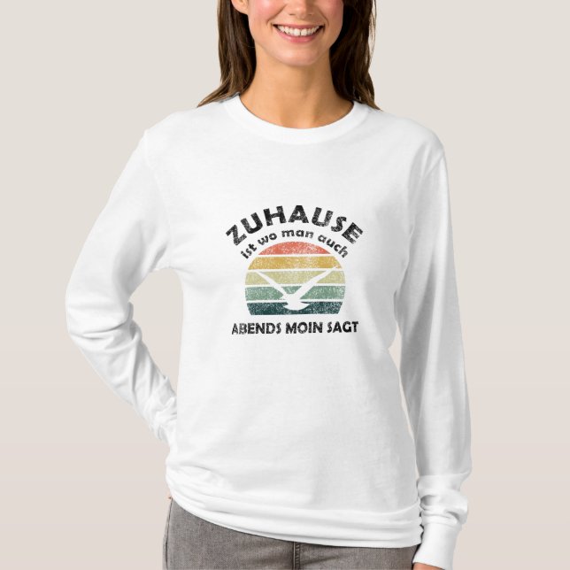 Camiseta Moin Home North German Anchor Mar Báltico (Frente)