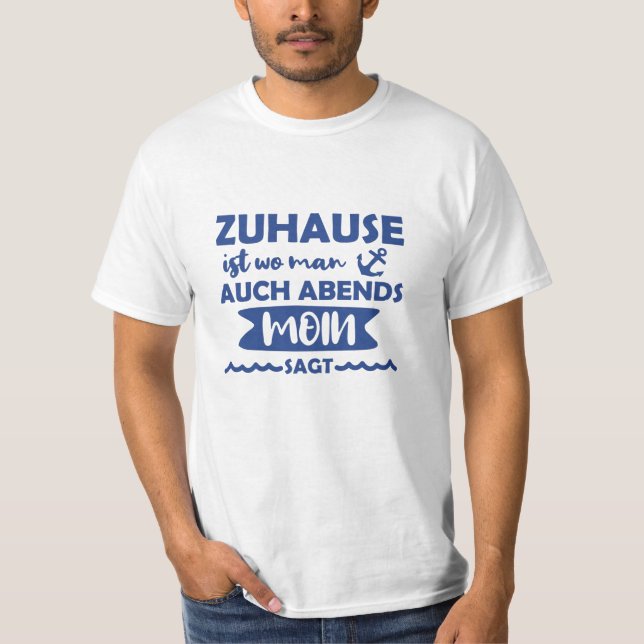 Camiseta Moin Home North German Anchor Mar Báltico (Frente)