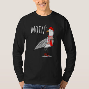 Camiseta Moin Moin Say Seagull Sea Pird Sea Navegação Norte