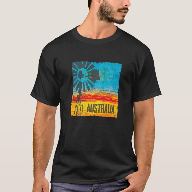 Camiseta moinho de vento austrália (Frente)