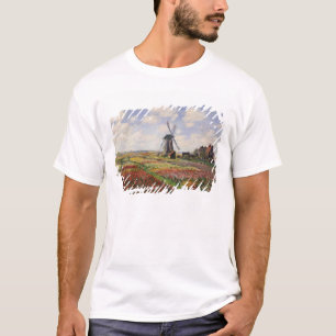 Camiseta Moinho de vento de Rijnsburg dos campos da tulipa