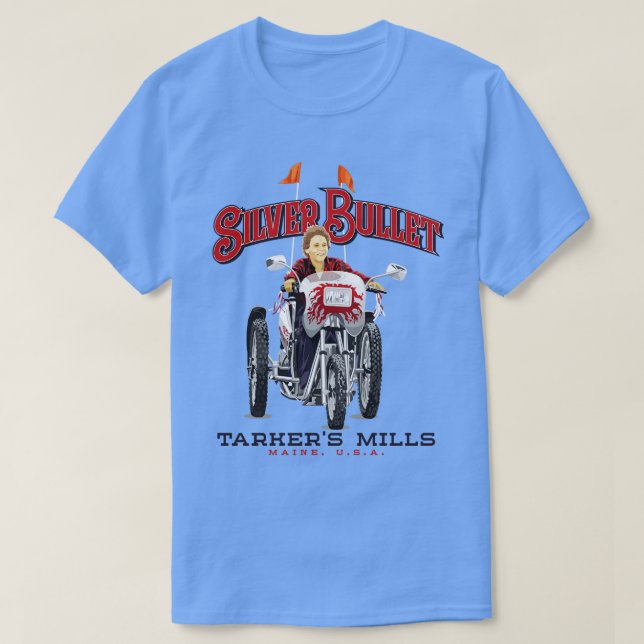 Camiseta Moinhos de Tartarugas de Prata (Frente do Design)