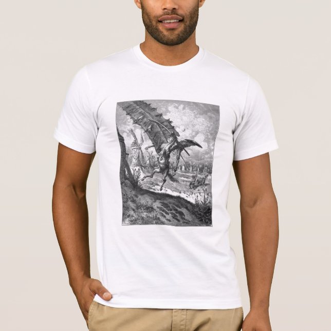 Camiseta Moinhos de vento de combate (Frente)