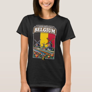 Camiseta Moinhos de vento e Tulipas da Bélgica