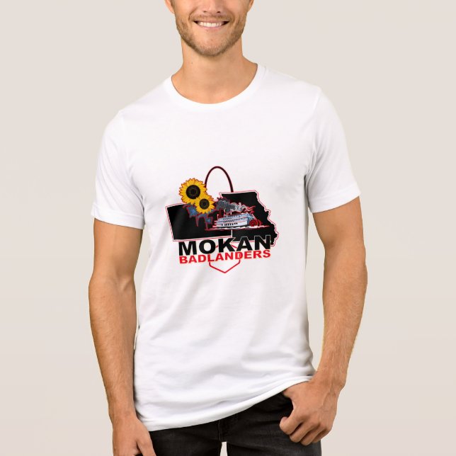 Camiseta MOKAN Badlanders Mens (Frente)